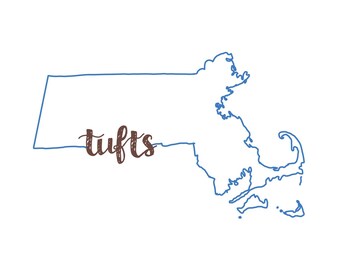 Tufts University Map - Etsy