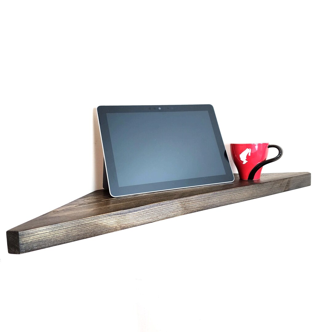 Floating Trapezoidal Shelf, Speaker Corner Shelves, Shelf for Monitor