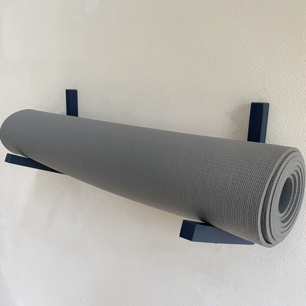 Yoga Mat Wall Holder Etsy