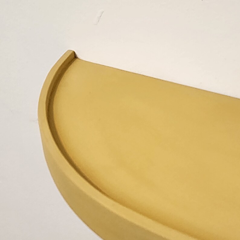 Round Front Barrier, Radius Shelves for Security Speaker, Personal Size