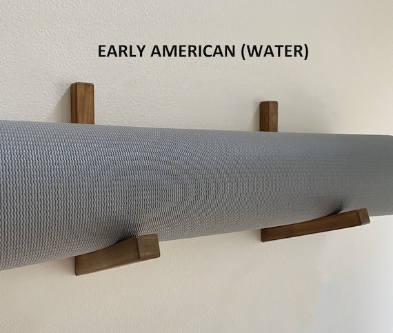 Yoga Mat Hooks, Color Wooden Pilates Mat Holder,Wall Mounted Yoga Mat Storage, Wall Mount, Floating Mat Mount, Gym Storage, Set of two hooks
