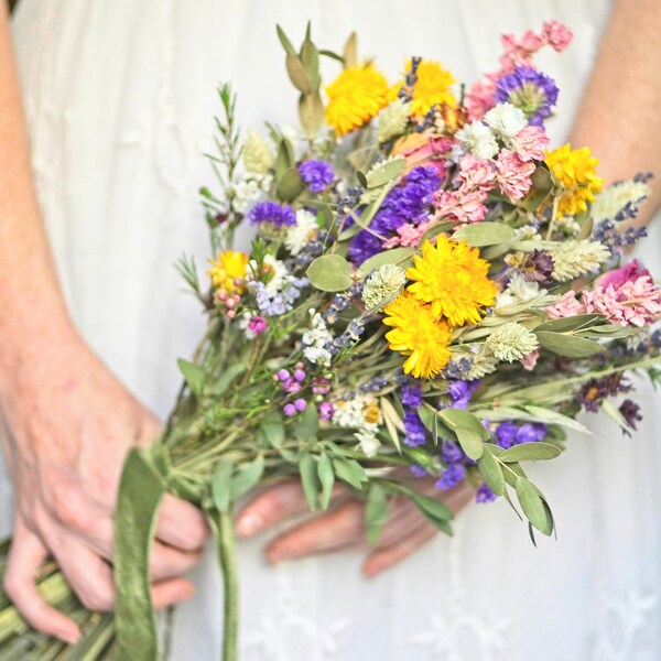 Dried Flower Bouquet Etsy UK