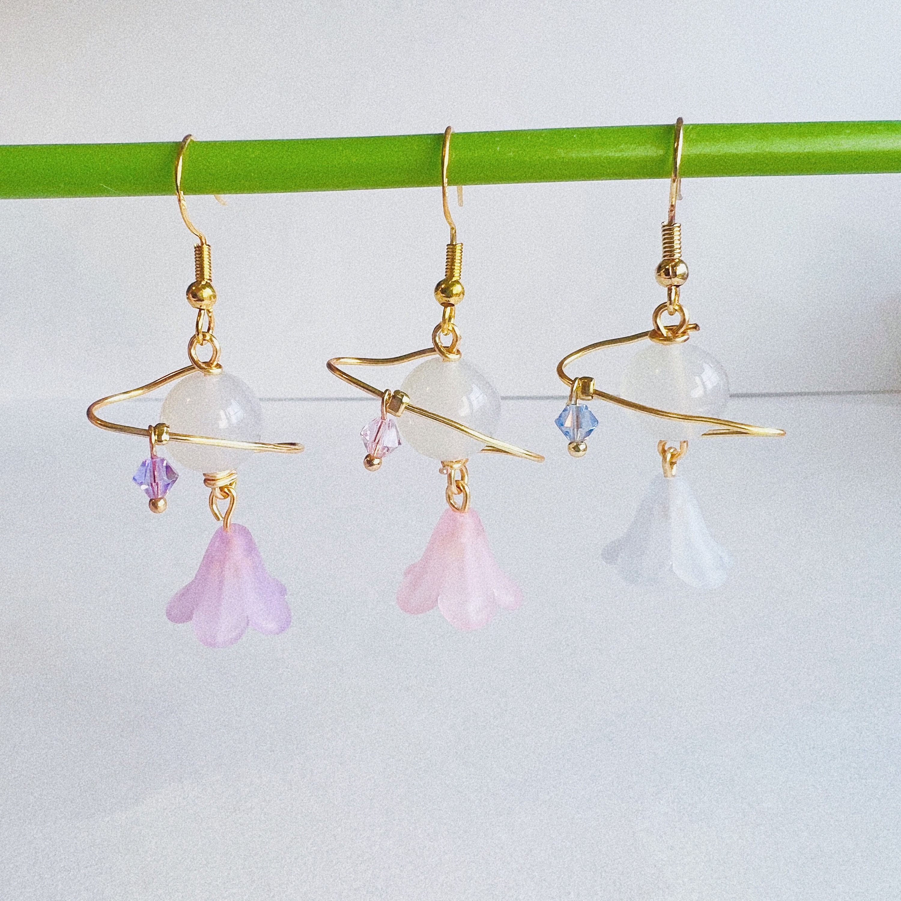Bellflower Earrings - Etsy