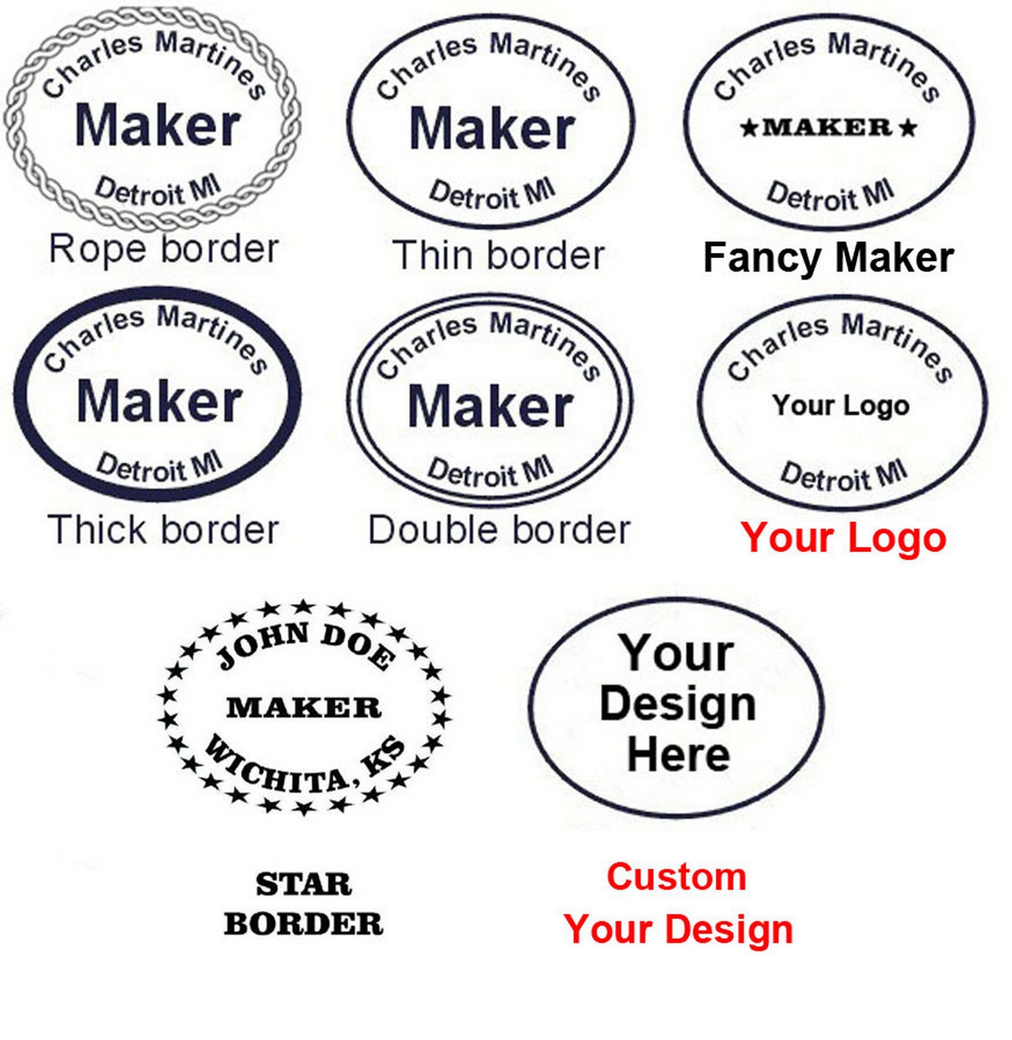 3cm Custom Leather Stamp Maker Logo/timber Wood Stamp/branding Etsy