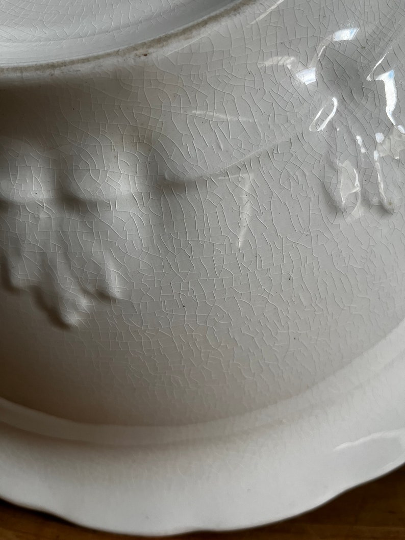 Large Ironstone Bowl - Etsy