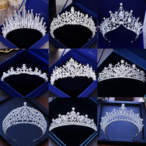Princess Diana Wedding Crown Queen Tiara Royal Bridal Crown - Etsy