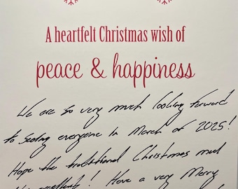 Unique Handwriting for Cards and Letters