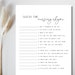 Guess the Nursery Rhyme Printable Baby Shower Game Instant Download ...