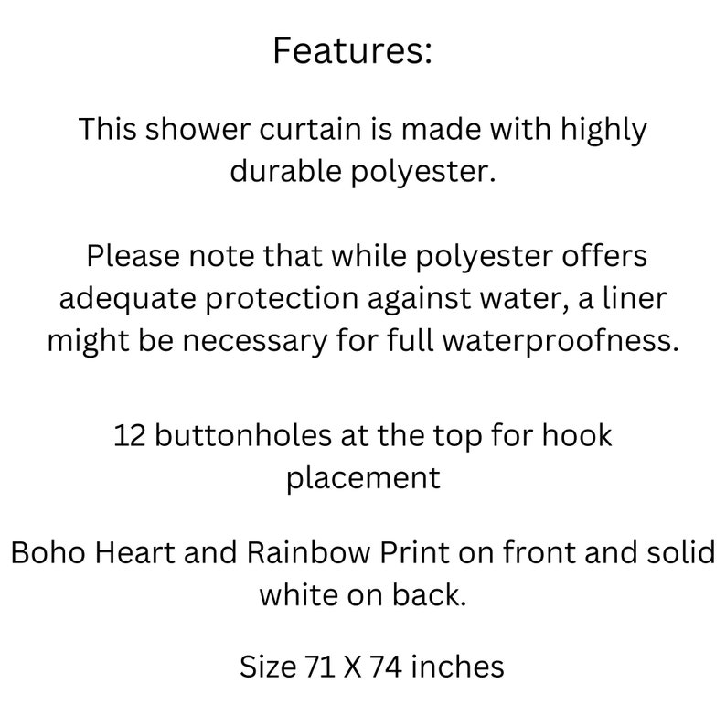Boho Shower Curtain/kids Boho Shower Curtain/childrens Bathroom Decor