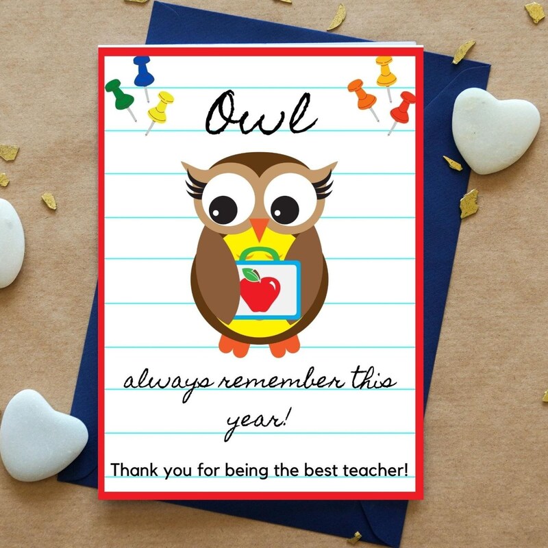 Owl Thank You - Etsy