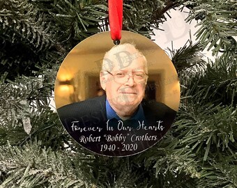 Personalized "Forever In Our Hearts" Ornament | Made in Canada | Christmas