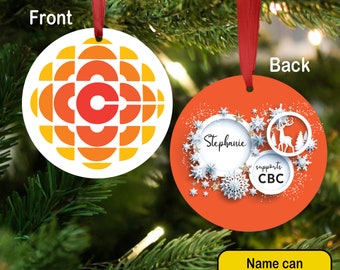 Personalized CBC (1974-1986) Ornament | Licensed CBC Merchandise | Made in Canada | Christmas