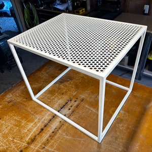 Small welded Retro inspired metal table