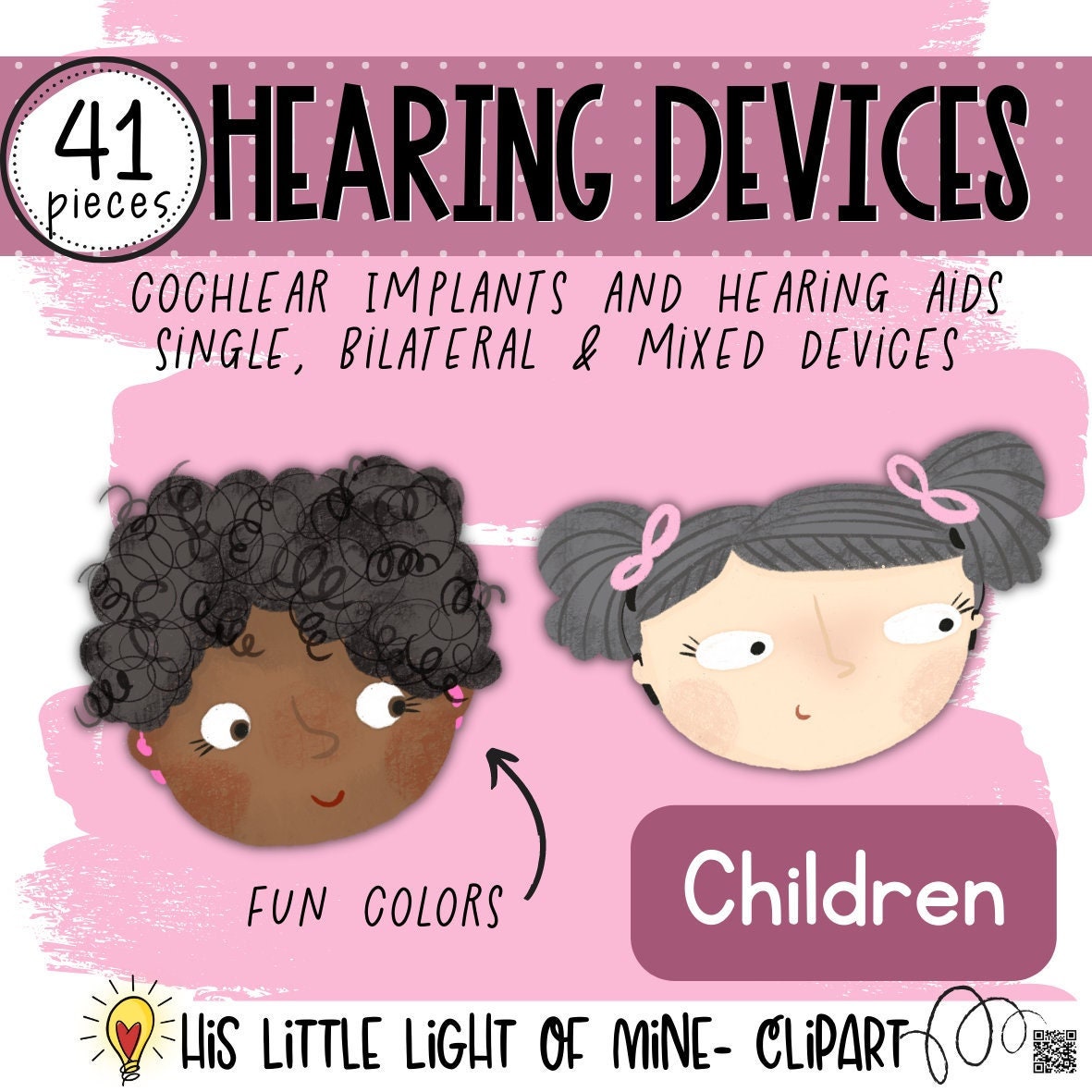 Clipart Deaf and Hard of Hearing Devices for Children Etsy