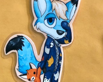 Custom furry onesie badge