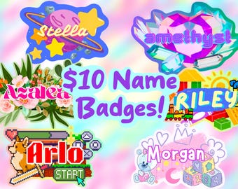 Custom Furry Name Badge