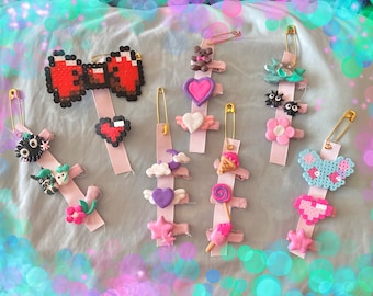 Pastel kandi charm necklace | fairy kei yumekawaii kawaii Decora pastel fashion