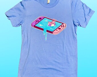 Pool Party Switch inspired T-shirt, fairy kei, kidcore,  pastel clothing Hyperdaze