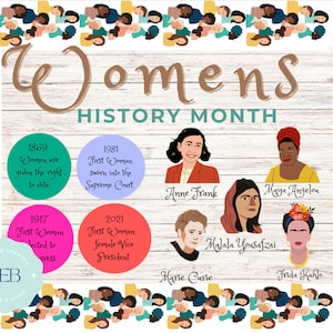 Women’s History Month Bulletin Board for March