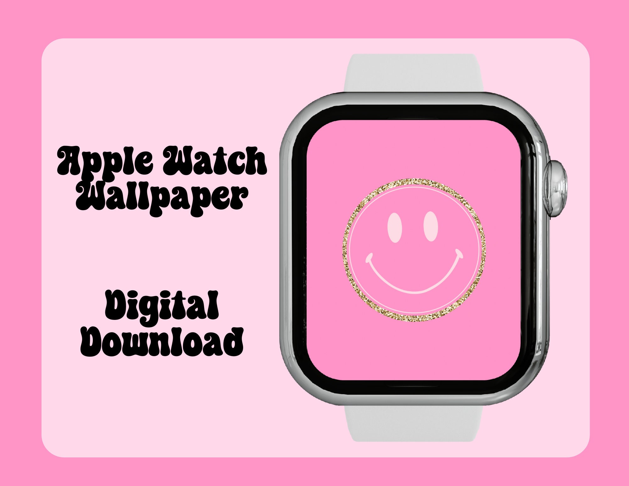 Wallpaper Apple Watch Icon Pink Cute Apple Watch Faces Aesthetic