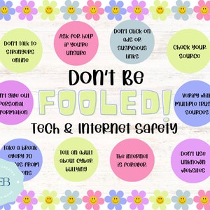 April Fools Bulletin Board Kit voor technologie en internetveiligheid