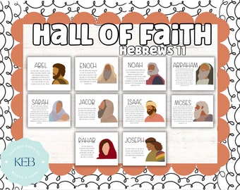 Hebrews 11 Hall Of Faith Bulletin Board Kit