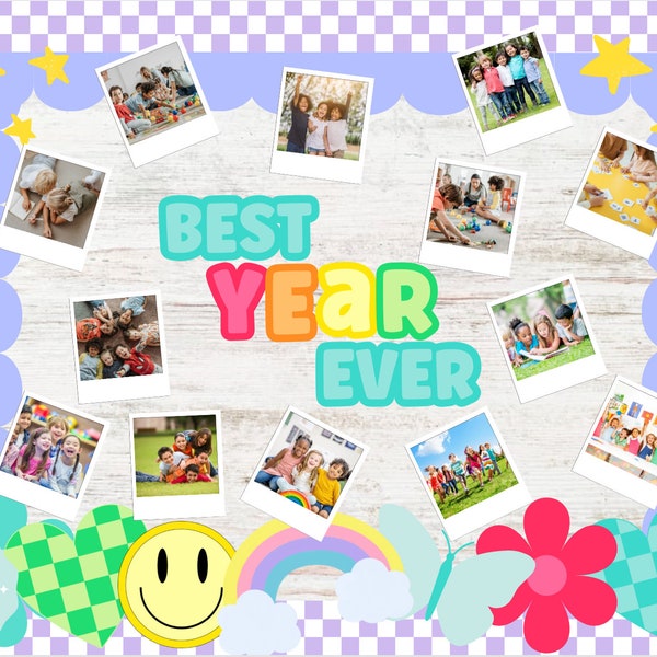 Best Year Ever Photo Bulletin Board Kit