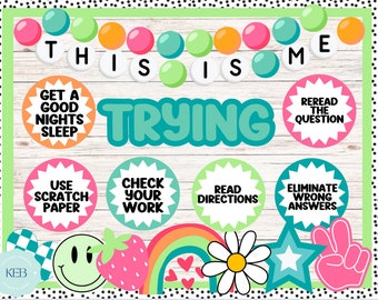 Test Prep Tips Classroom Bulletin Board Kit