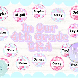 In Our Taylor Era Bulletin Board Kit 1st-7th Grade EDITABLE