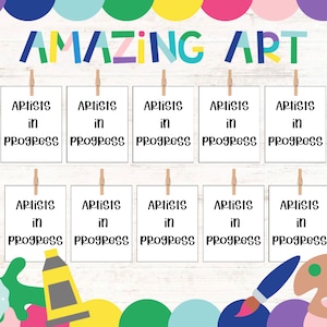 Amazing Art Bright Bulletin Board