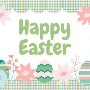 Happy Easter Bulletin Board Kit