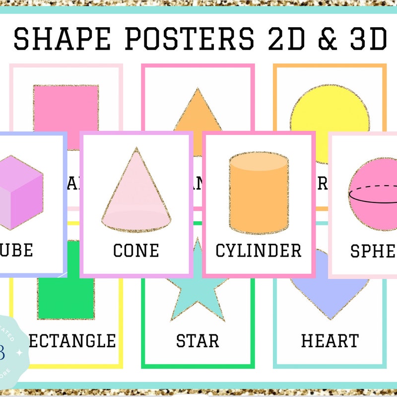 Shapes Anchor Chart - Etsy