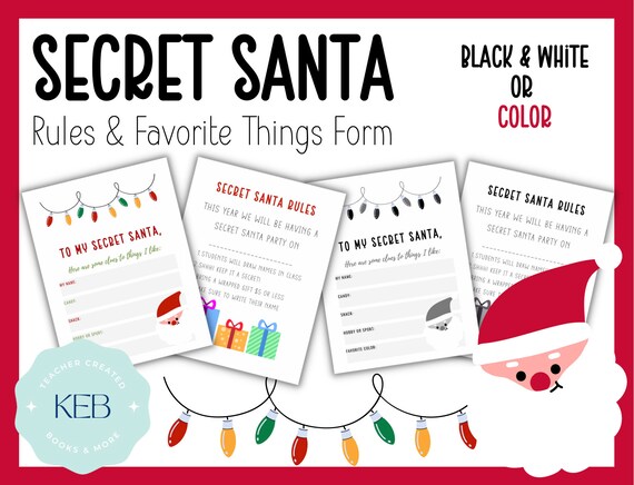 What Is Secret Santa?, Secret Santa Rules