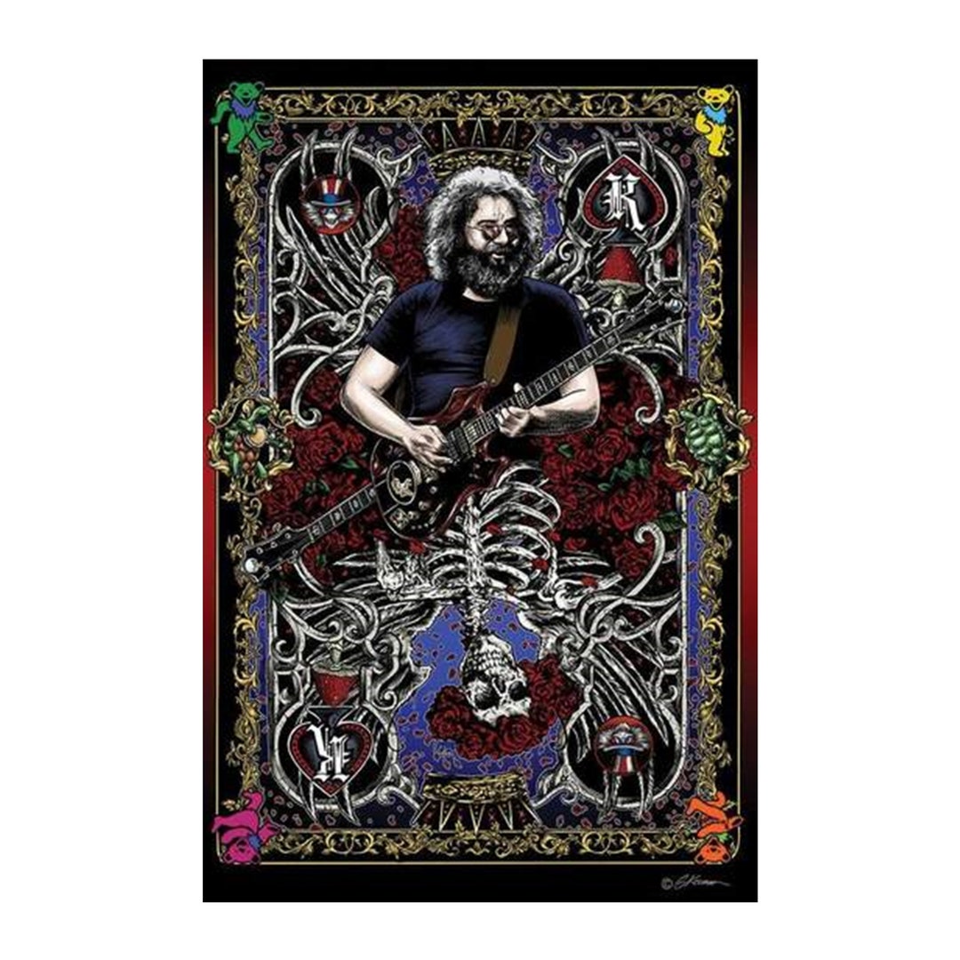 JERRY GARCIA signed autographed poster COA Hologram main image 1