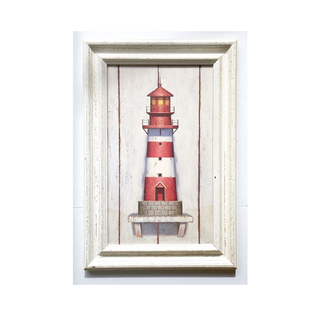 24 1/2 Framed Lighthouse Portrait Etsy