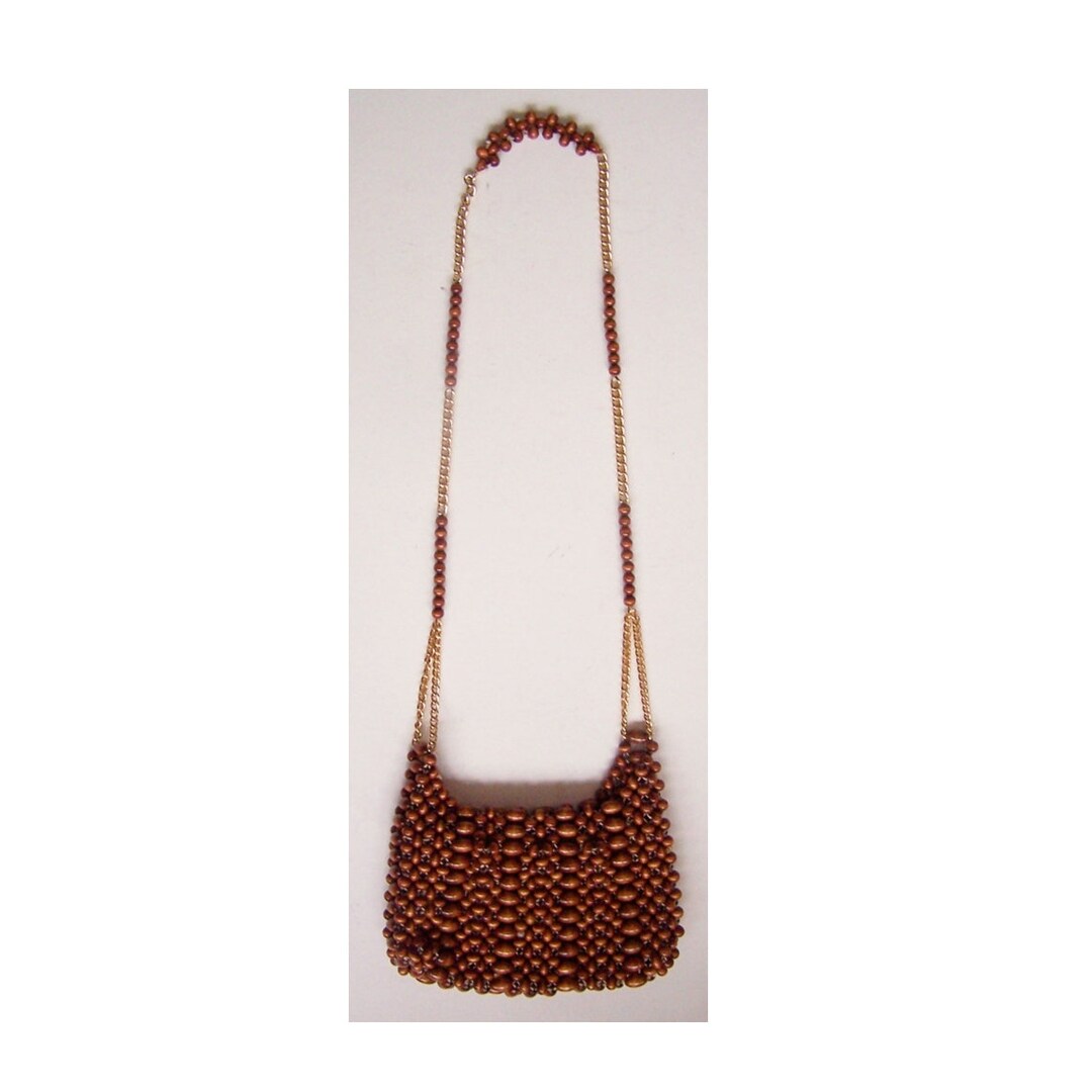 Japanese Beaded Shoulder Bag Etsy