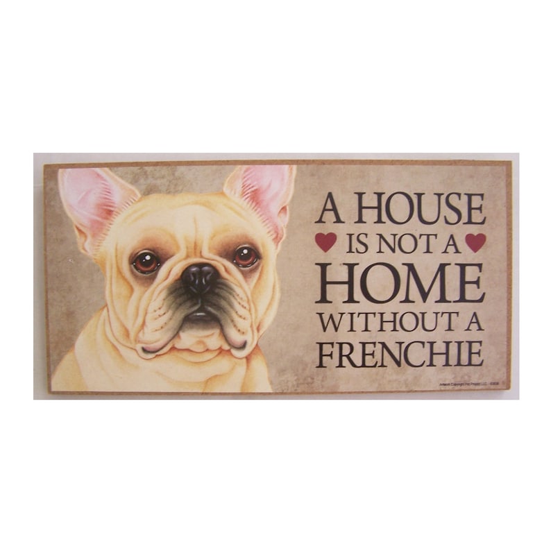 French Bulldog Decorative Sign Etsy