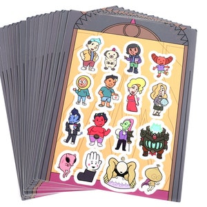 Dead End: Paranormal Park sticker sheet!