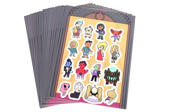 Dead End: Paranormal Park sticker sheet!