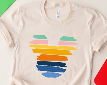 Mickey Head Summer Shirt, Palm Shirt, Disney Summer Vacation Shirt, Mickey Mouse Tee, Family Travel Shirts, Disneyland, Disneyworld,