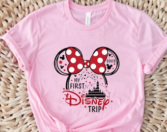 My First Disney Trip Shirt, 2024 Disney Family Shirt, Disney Toddler Shirt, Matching Disney Trip Shirt, My First Disney Trip Shirt