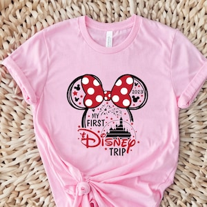 My First Disney Trip Shirt, 2024 Disney Family Shirt, Disney Toddler Shirt, Matching Disney Trip Shirt, My First Disney Trip Shirt