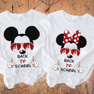 Back to School Shirt, Disney Mickey And Friends Back To School Shirt, Disney Teacher Back To School Tshirt, School Toddler, Kindergarten Tee