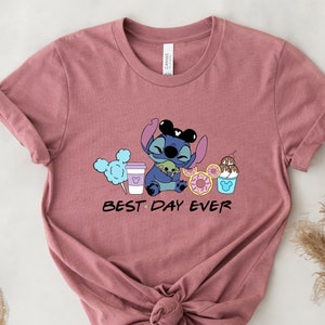 Best Day Ever Stitch Snacks Shirt, Disneyworld Family Shirt , Disneyland Shirts, Kids Disneyworld Shirts, Stitch Disney Ears