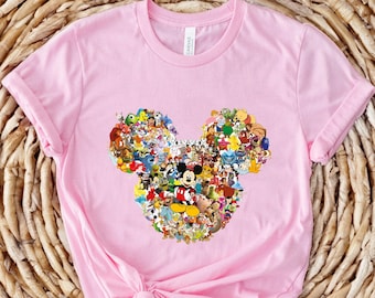 Mickey Mouse Head Shirt, Disney World Shirt, Disneyland Shirt, Bijpassende Disney Shirts, Disney Trip Shirt, Disney Shirts, Familie Disney Shirt