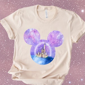 Disney Aquarell Schloss Shirt, Disney Familie Urlaub Shirt, Disney Mickey Minnie Tee, Disneyland Shirt, Magic Kingdom Shirt, Disney Castle
