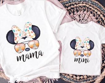 Mini Mama Matching shirt, Family matching shirt, family vacation shirt, Mother daughter shirts, matching family tee