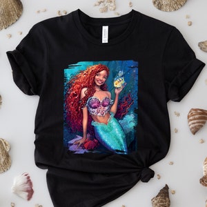 The Little Mermaid Shirt, Black Girl Magic Shirt, Black Queen Shirt, The Little Mermaid Live Action, Disneyland Shirt