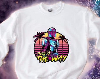Esta es la sudadera Way, Mandalorian This Is The Way Shirt, Star Wars Disney Shirt, Disney Shirt, Mandalorian Shirt, Star Wars Hoodie
