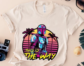 Esta es la camisa de camino, Mandalorian Esta es la camisa de camino, camisa de Disney de Star Wars, camisa de Disney, camisa mandaloriana, camisa de Star Wars